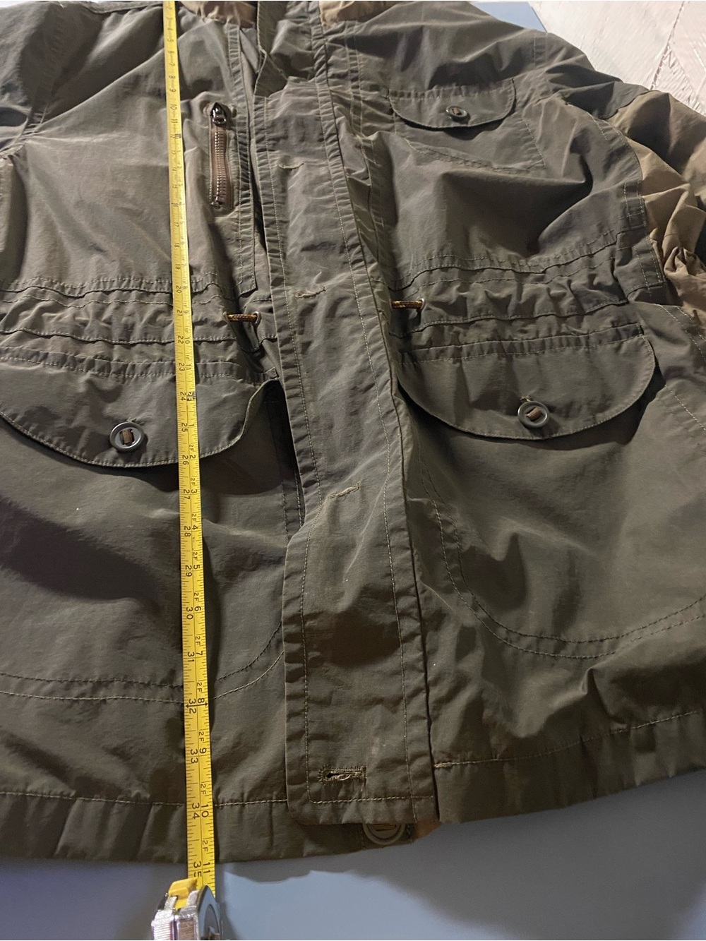 Men’s Territory Ahead Olive Green Hooded Jacket, Size XXL - Picture 9 of 12